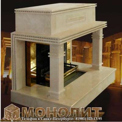 Облицовка каминных порталов камнем